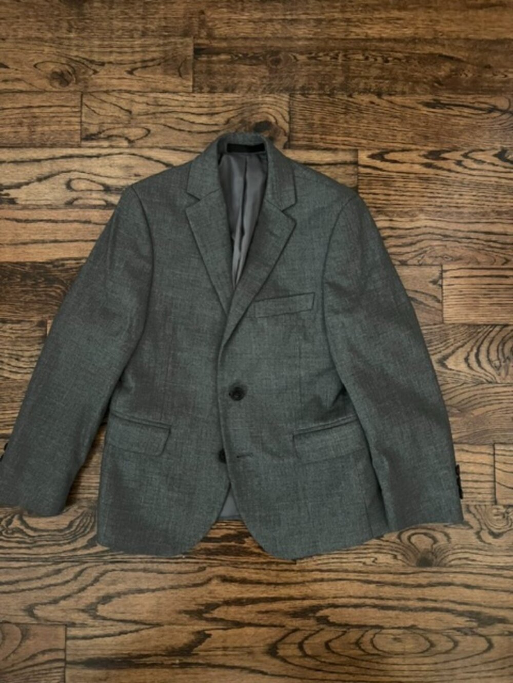 Ralph Lauren Boys Gray 2-Piece Suit Size 8 Jacket & Dress Pants
